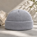 Winter Wool Skull Beanie Hat