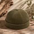 Retro Cotton Docker Beanie Cap