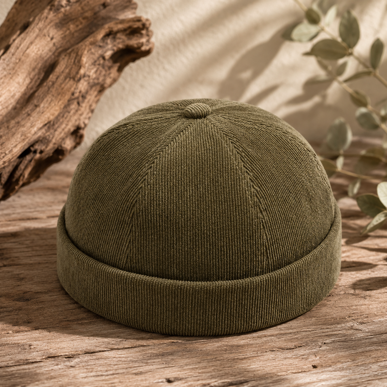 Retro Cotton Docker Beanie Cap